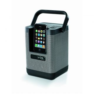 Memorex Portable Cube iPod iPhone Speaker Dock FM Radio AC