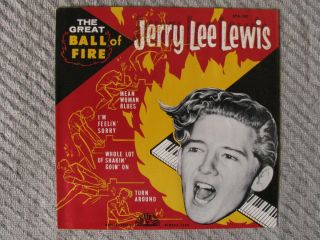 Jerry Lee Lewis Sun Records Whole Lot of EP Cover Perfecto
