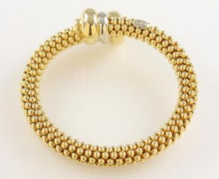 Womens Fope Italian Bracelet 18K Yellow Gold 7 inch Wrist