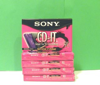 Sony C 90 CD It 90 Minute Blank Audio Cassette Tapes New Factory