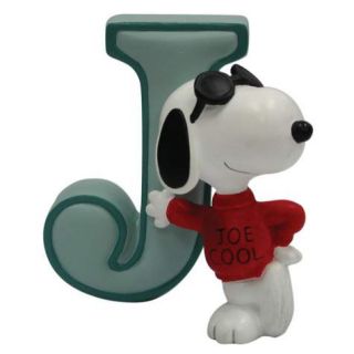 8580 Peanuts Alphabet Letter J Snoopy as Joe Cool