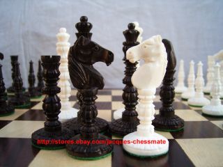 IVORY LIKE INTRICATELY HANDCARVED HANDMADE EXCLUSIVE CAMEL BONE CHESS