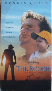 brand new the rookie vhs video its never too late to believe in your