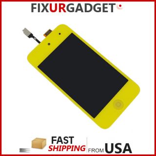 Yellow iPod Touch 4th Gen Compatible Touch Digitizer LCD Screen