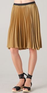Enza Costa Pleated Skirt