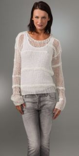 MINKPINK Mess Hall Cropped Sweater
