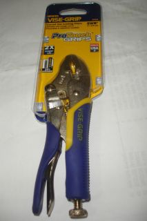 Irwin Vise Grip 5WR 5 Curved Jaw Locking Soft Grip Pliers Made in USA