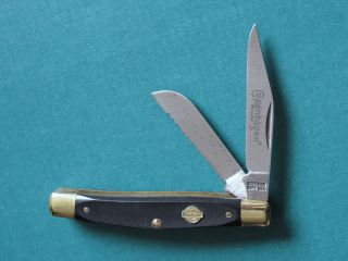 Schrade USA Copenhagen Snuff Jack Knife COPE33 1995 Vintage Serrated