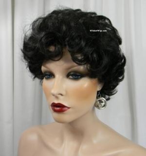 Beautiful Ivy Wig Natural Black Joan Collins Style