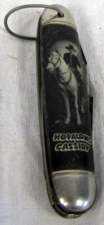 vintage original hopalong cassidy pocket knife imperial hammer brand