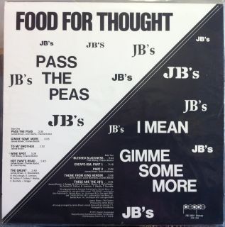 JBS food for thought LP Archive Mint  PE 5601 James Brown Funk