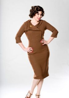 Jackie Mad Men Inspired Dress Vintage Custom Made 50s