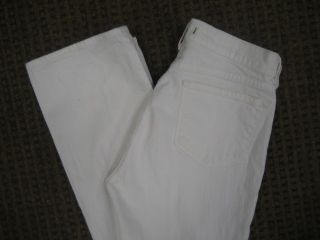 Brand Maternity Jeans Stretch Straight Leg Jeans White Size 27 XS