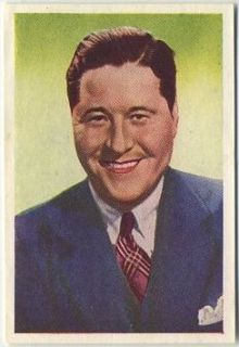 Jack Oakie 1937 Nestle Stars of The Silver Screen UK Paper Stock Movie