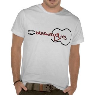 Blues Guitar Player and Band on Stage T shirts 