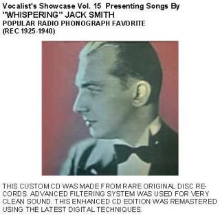 Whispering Jack Smith 1920s Jazz Radio Vaudeville CD