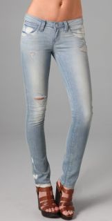 Resin Catalyst Ripped Skinny Jeans