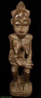 Baule Seated Maternity Figure African Art