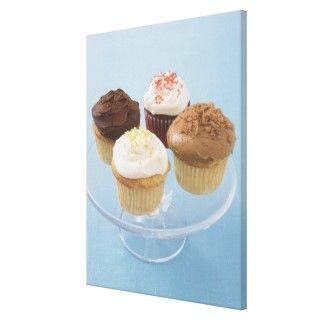 Assorted cupcakes greeting cards 