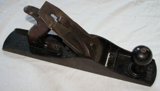 Vtg Old Stanley Bailey No 5 1 2 Jack Plane SW SWTM Antique Tool Patent