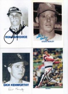 Chicago White Sox Autographed Postcard Lot 12