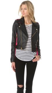 Juicy Couture Leather Moto Jacket