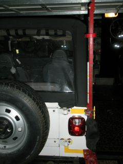 High Lift Jack Tailgate Rack Jeep Wrangler YJ Harris Brothers LLC