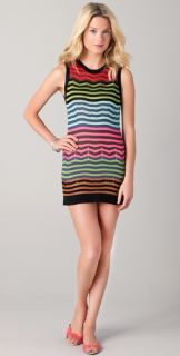 M Missoni Colorblock Stripe Mini Dress