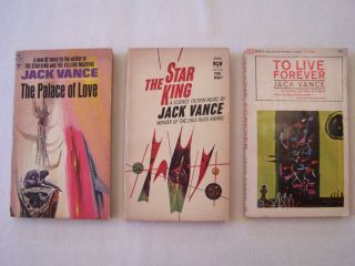 Jack Vance Instant Collection Paperback Book Lot Set Science Fiction