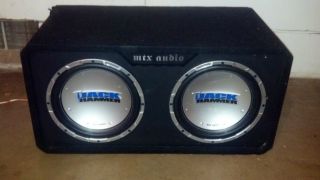 12 MTX Jackhammer Subs with Box