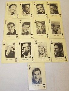  COUNTRY MUSIC STARS PLAYING CARDS Johnny Cash Hank Williams Patsy