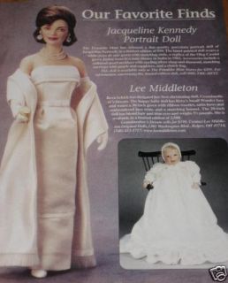 The Franklin Mint Jackie Jacqueline Kennedy Doll Ad Advertisement