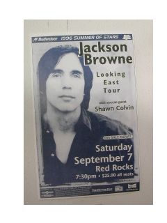 Jackson Browne 1997 Acoustic Evening Concert Poster