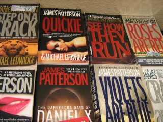 James Patterson Lot of 10 PBs Books