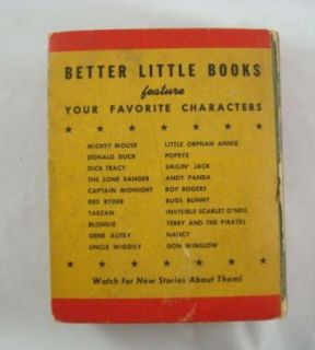 1946 Little Better Book Walt Disney Donald Duck and Ghost Morgans
