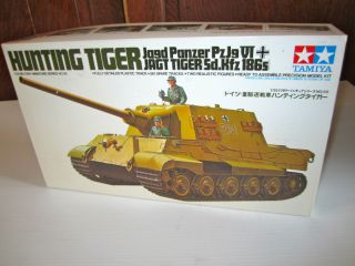 Tamiya Models 1 35 Hunting Tiger Jagt Panzer WW11 German Military Tank