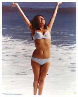 Jacqueline Bisset Color Bikini on Beach Still B088