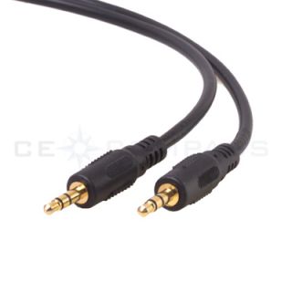  5mm Stereo Audio Extension Patch Cable Plug Mini Jack M M For iPhone