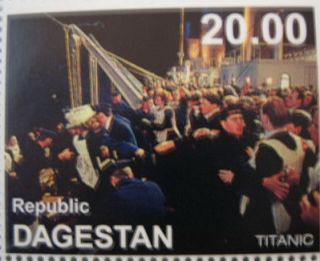 Titanic Stamps Film Movie USA SHIP New York City London U Boat FDC Man
