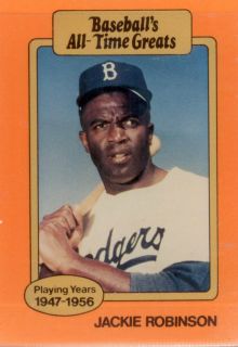 Jackie Robinson HOFER Pacific All Time Greats Trading Card
