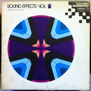 1973 SOUND EFFECTS VOL 5 sounds of nature LP VG+ OVQD/1505 Record