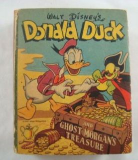 1946 Little Better Book Walt Disney Donald Duck and Ghost Morgans