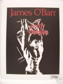 James OBarr The Atrocity Exhibition Hand Signed Poster