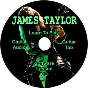 James Taylor Guitar Tab Lesson Software CD 18 Songs