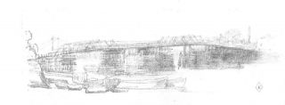 James Whistler Old Battersea Bridge 1 Lithograph