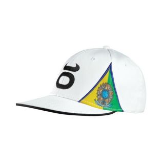 Jaco Clothing MMA UFC Tenacity Team Brazil Flex White Hat Cap L XL