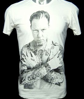 Metallica James Hetfield Tattoo Rock Metal Shirt s XL