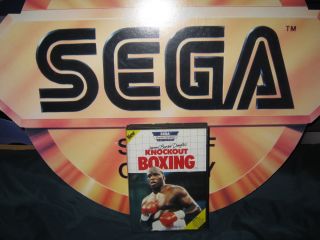 Sega Master System SMS Game James Buster Douglas KO Boxing Complete