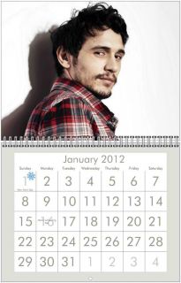 James Franco 2012 Wall Calendar