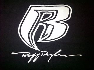 Ruff Ryders RR Jadakiss Hip Hop Urban Black White Why Tee T Shirt 2XL